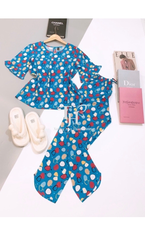 Bộ tole dài tay lỡ Size M