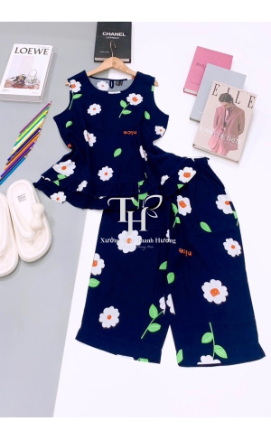 Bộ tole Lửng sát nách, bèo vạt size L