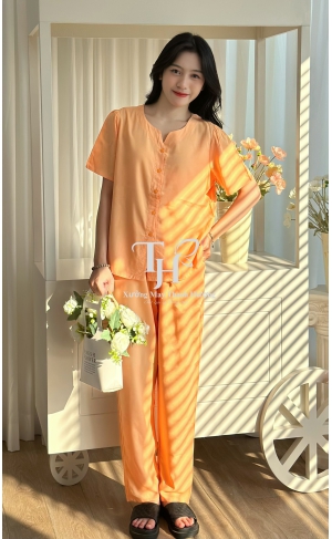 Bộ tole QDTN, cổ V, nút cài