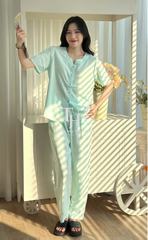 Bộ tole QDTN, cổ V, nút cài A2