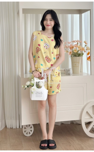 Bộ tole đùi sát nách, bèo vạt A2