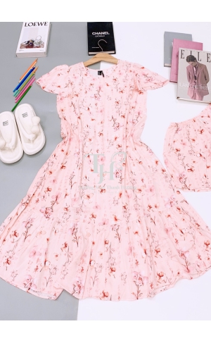 Set đầm tay cánh dơi kèm quần