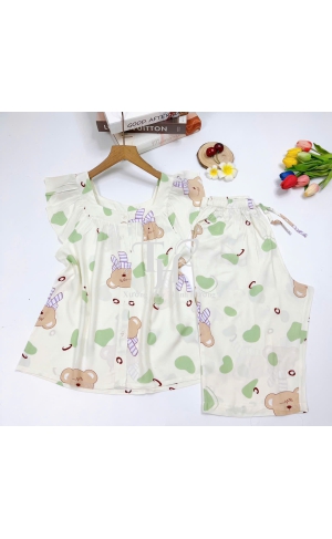 Bộ tole lửng cánh tiên cổ vuông 