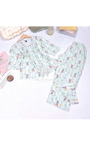 Bộ tole dài tay lỡ tiểu thư