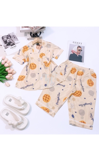 Bộ tole Quần lửng, áo có tay, pijama