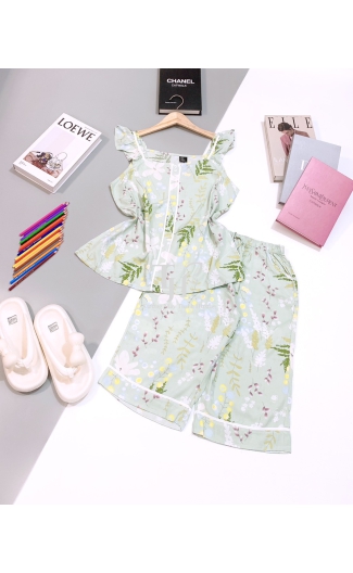 Bộ tole lửng cánh tiên, U viền màu, 3 nút L92