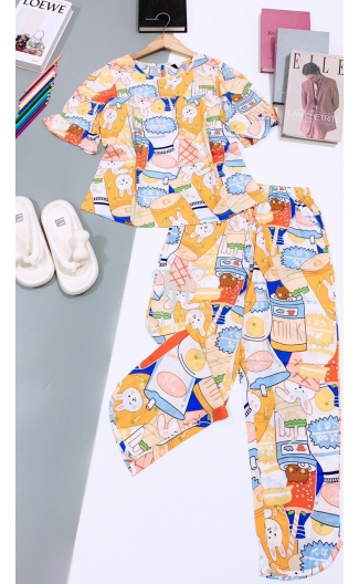 Bộ tole dài tay lỡ Size M