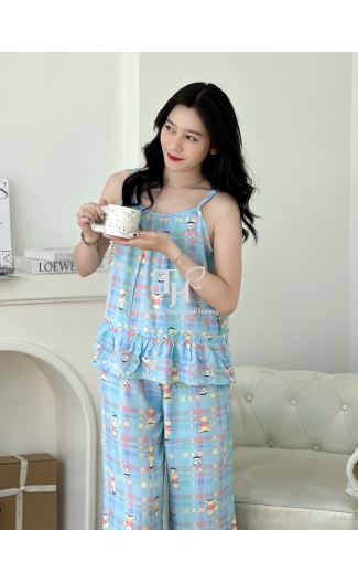 Bộ tole Quần 8 tấc, áo dây mảnh A1
