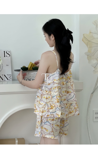 Bộ tole Đùi dây mảnh, bèo tầng, dáng baby doll A1