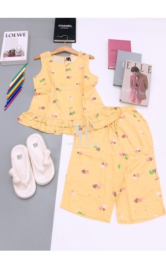 Bộ tole Lửng sát nách, bèo vạt Size M