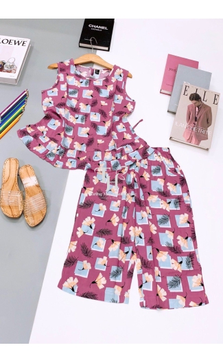 Bộ tole Lửng sát nách, bèo vạt Size M