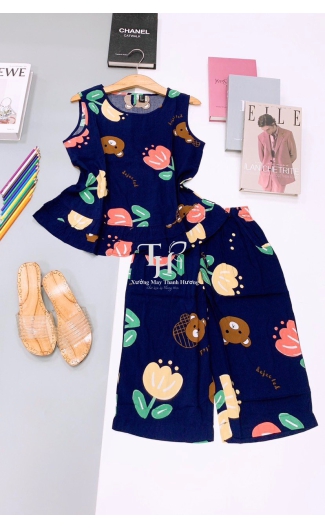 Bộ tole Lửng sát nách, bèo vạt Size Xl