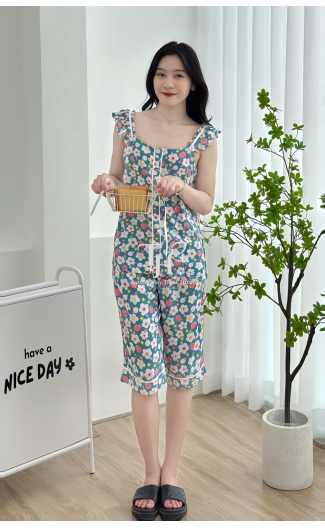 Bộ tole lửng cánh tiên, U viền màu, 3 nút A2
