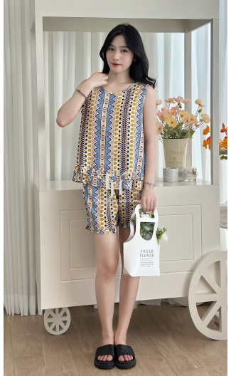 Bộ tole đùi sát nách, bèo vạt A1