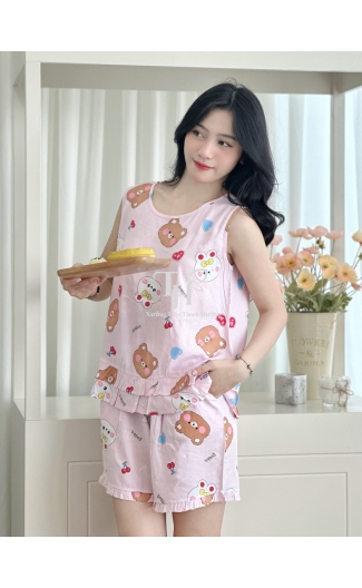 Bộ tole đùi sát nách, bèo vạt A1