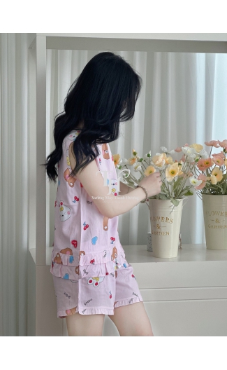 Bộ tole đùi sát nách, bèo vạt A1