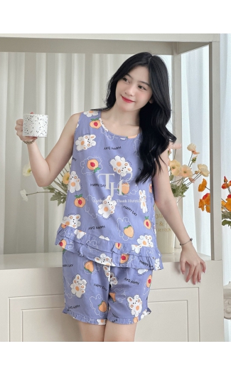 Bộ tole đùi sát nách, bèo vạt A3