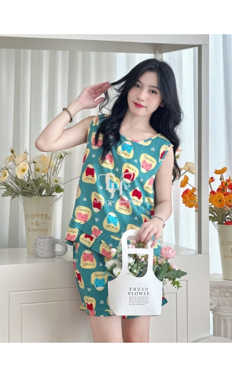 Bộ tole đùi sát nách, bèo vạt A4