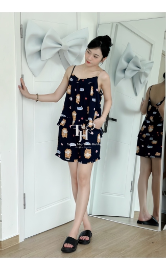 Bộ tole đùi áo dây mảnh A1