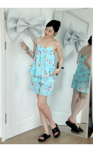 Bộ tole đùi áo dây mảnh A4