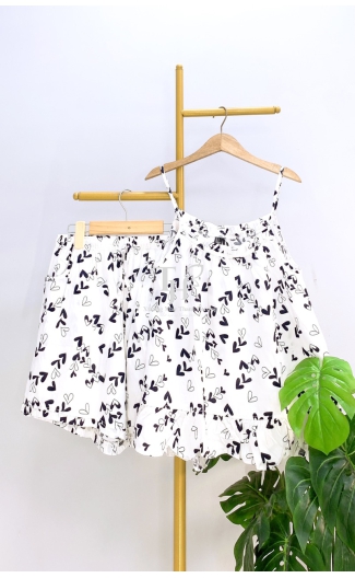 Bộ tole đùi áo dây mảnh có tăng đưa