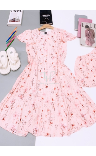 Set đầm tay cánh dơi kèm quần