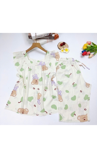 Bộ tole lửng cánh tiên cổ vuông 