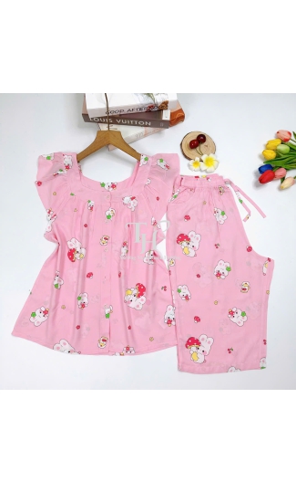 Bộ tole lửng cánh tiên cổ vuông 