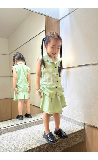 SET ĐÙI GIẢ VÁY ÁO SƠ MI – SIÊU DỄ THƯƠNG CHO BÉ GÁI